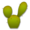 Cactus emoji on LG